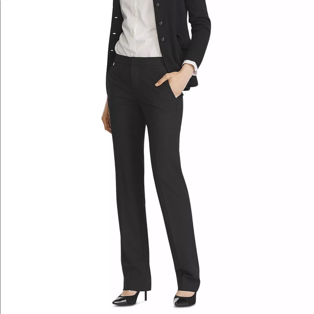 Ralph Lauren Black Straight Leg Pants